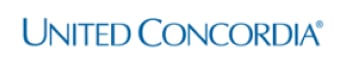 United Concordia logo in blue text on white background.